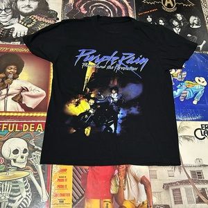 Prince and the revolution purple rain t shirt